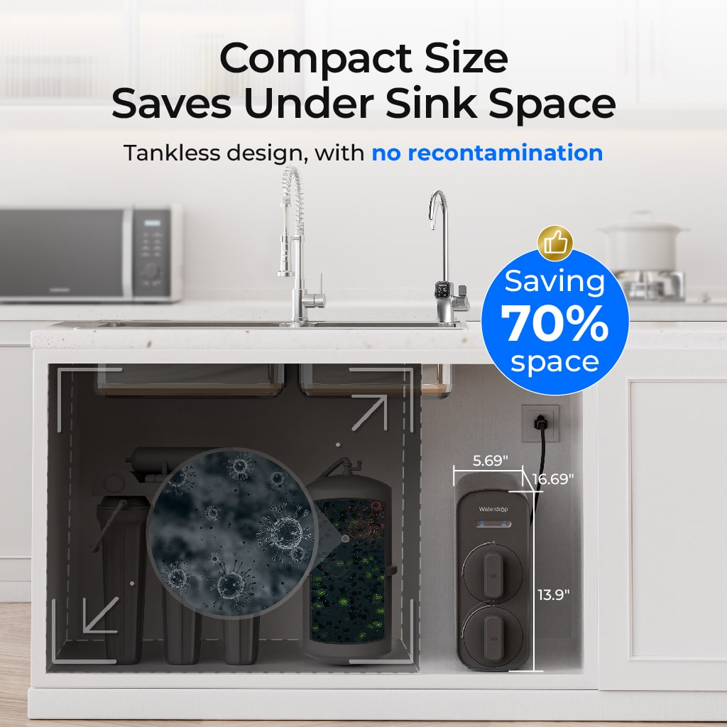 Vanddråbe G5P700A Alkaline omvendt osmose vandfilter