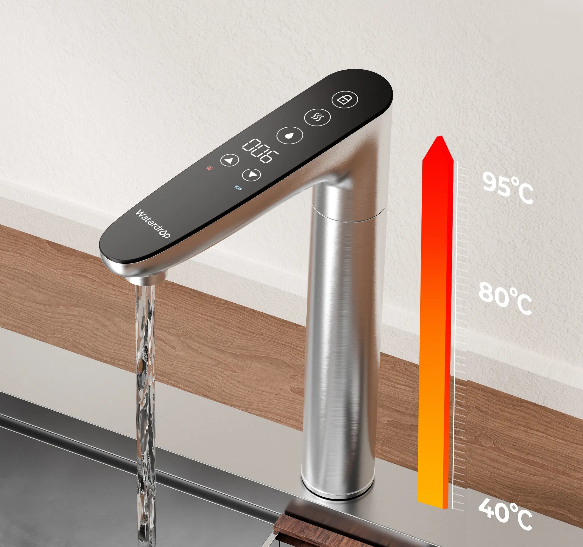 Hot or Ambient Water in One Touch