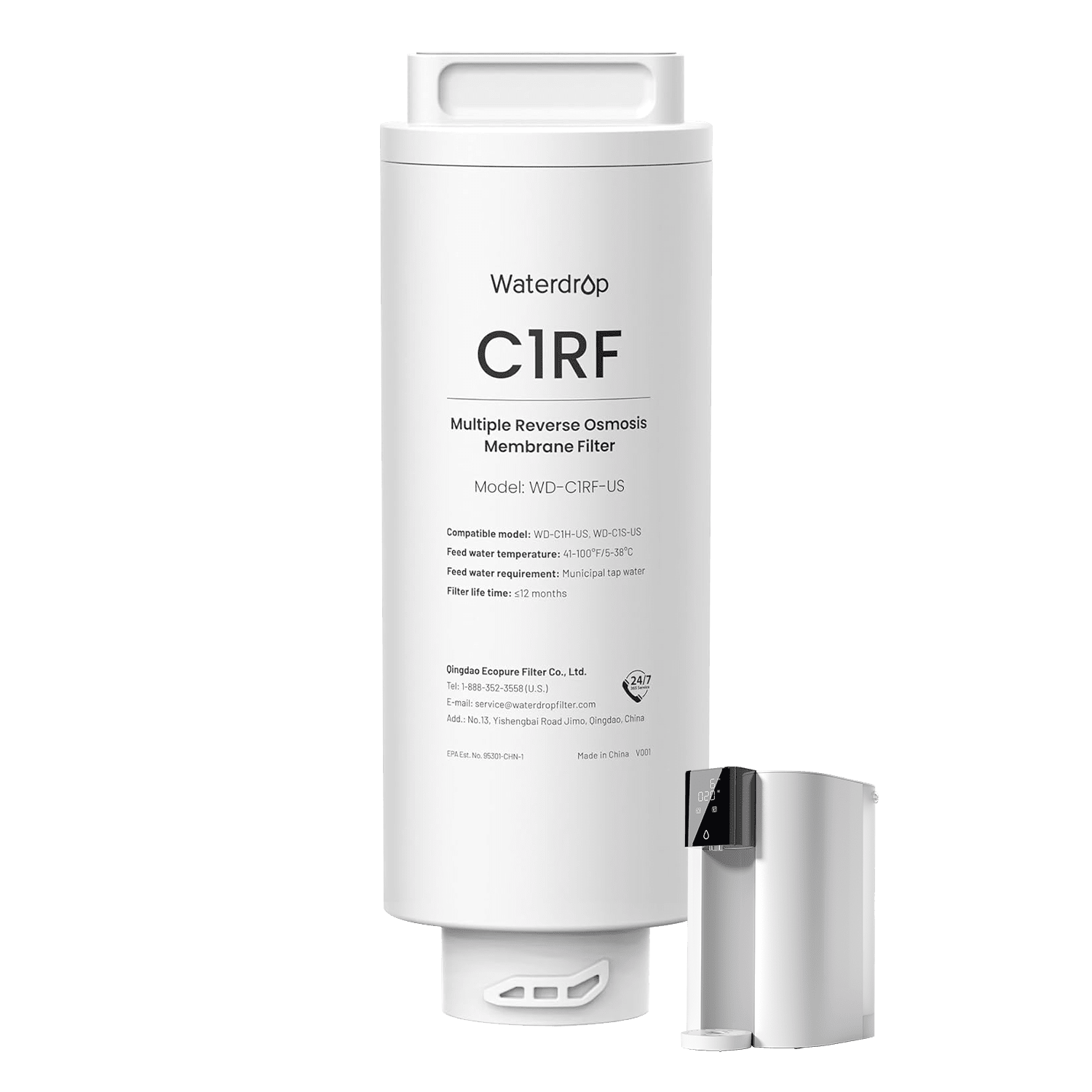 Filtr wody Waterdrop C1RF do nablatowego systemu RO WD-C1S i WD-C1H