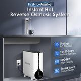 K6 Instant Hot Water Dispenser med KJF filter - Vanddråbe K6