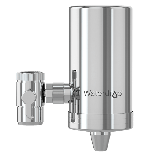 Sistema de filtro de agua para grifo Waterdrop de acero inoxidable FC-06