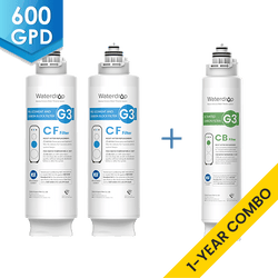 Set de filtre de schimb pentru sistemul Waterdrop G3P600 RO - 600 GPD