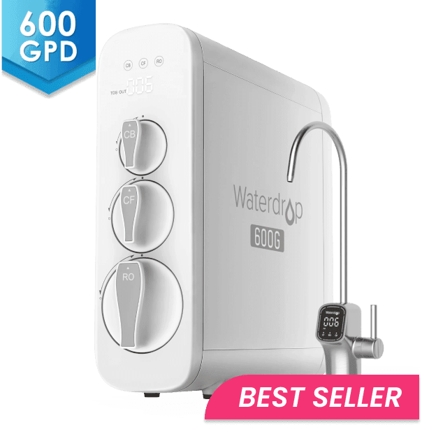 Sistema ad osmosi inversa a flusso rapido da 600 GPD - Waterdrop G3P600-BFC2