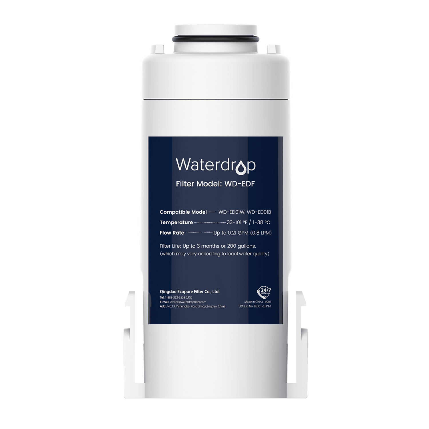 Waterdrop ED01 Replacement Filter WD-EDF|200-gallon Filtration Capacity
