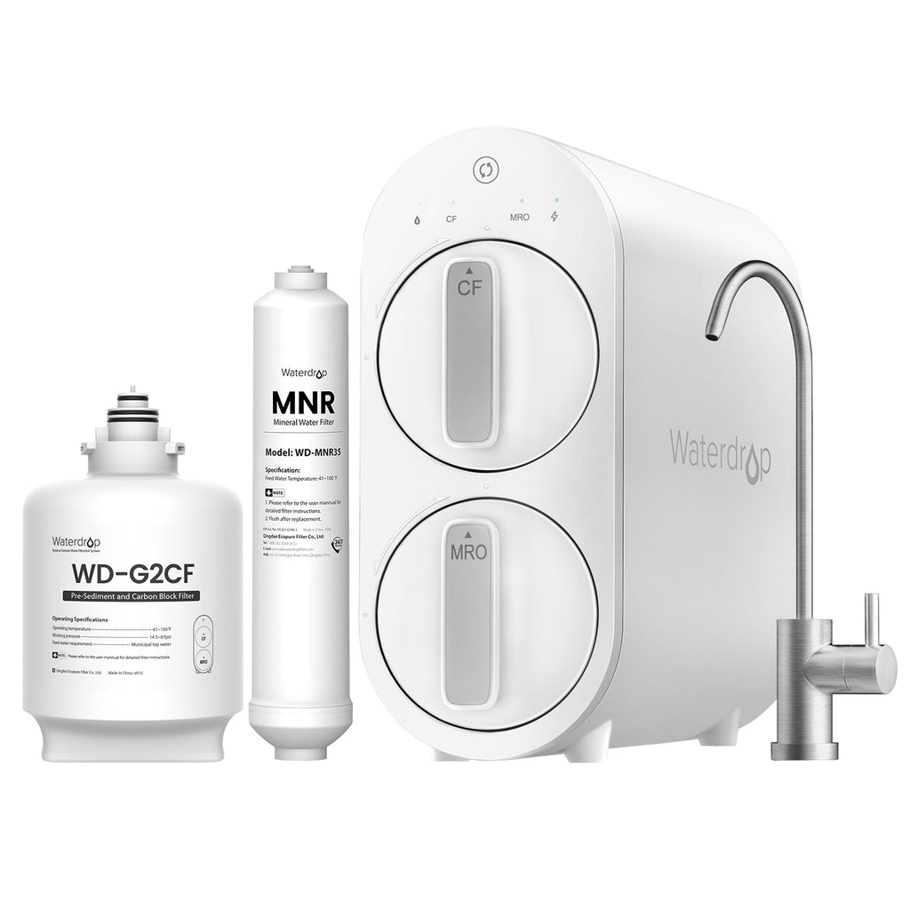 Kit combiné de système RO de reminéralisation Waterdrop G2P600