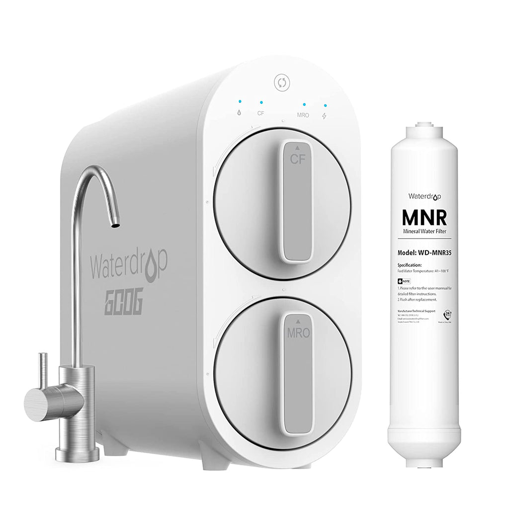 Sistema di filtraggio dell'acqua RO rimineralizzante Waterdrop G2P600 per la casa