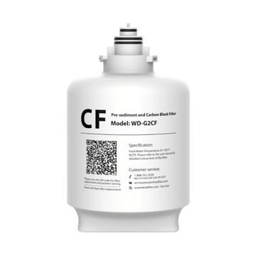 Filtre WD-G2CF pour système d'osmose inverse série Waterdrop G2P600 & G2
