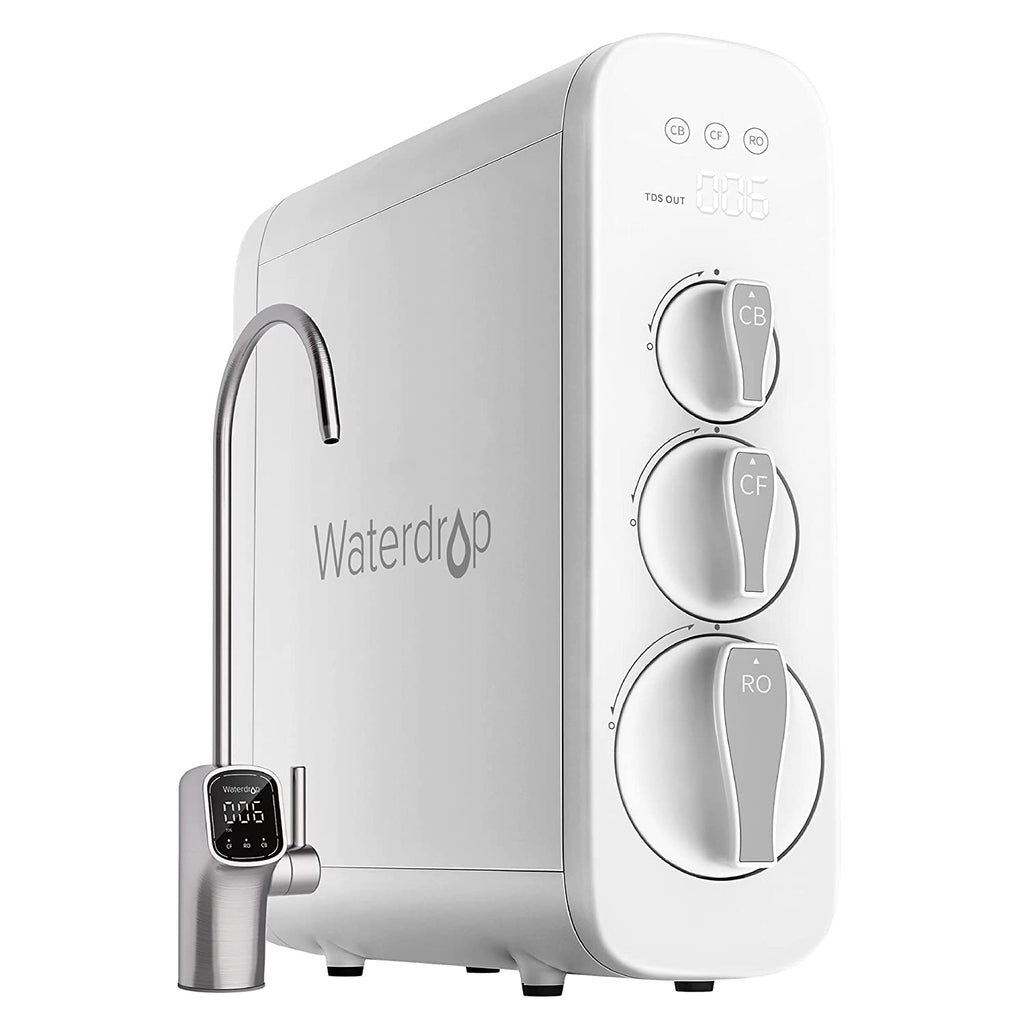 800 GPD Tankless RO System with UV Sterilizing Light - Waterdrop G3P800 -BFC2