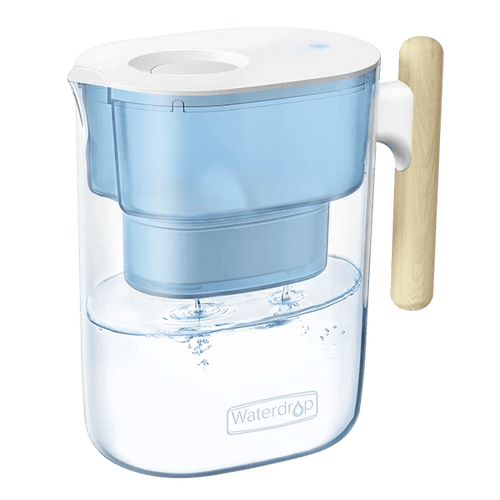 Filtro de agua Waterdrop Chubby Pitcher con mango de madera PT-04
